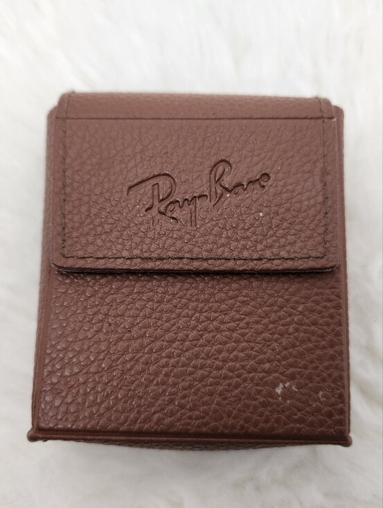Ray-Ban Other - Vintage Ray Ban Brown Magnetic Snap Box For Folding Glasses